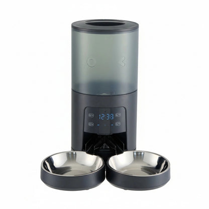 Automatic Feeder, 6-liter Intelligent Pet Food Dispenser, 304 Stainless Steel Bowl